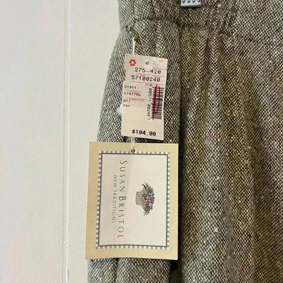 NWT Susan Bristol Vintage Wool Vest and Skirt Set P36 - Picture 7 of 11